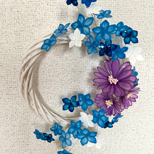 やさしく涼しげなパステルカラー ハーフリース（ブルー）向きはお好み