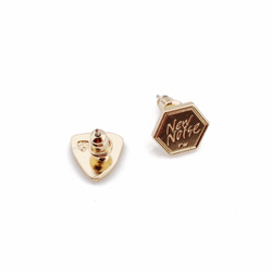 NEW NOISE 音樂飾品實驗所-簡單PICK耳針式耳環 (金色款) 第3張的照片