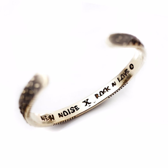 NEW NOISE 音樂飾品實驗所-音箱質感手鐲 (黃銅染黑色) Speaker texture bracelet 第3張的照片
