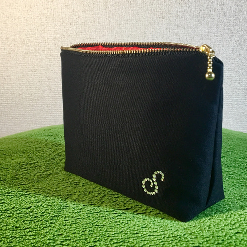 スワロ イニシャル ポーチ ポーチ アトリエ Geschenk 通販