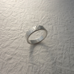 純銀 - 刻痕戒指 - 可加購內側刻字 第4張的照片