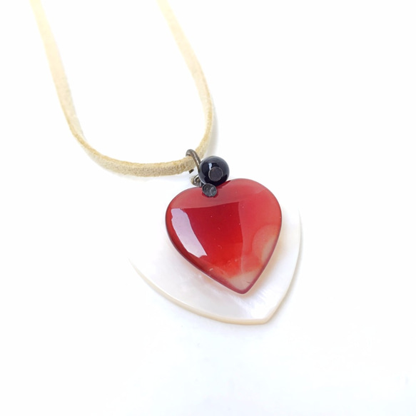 A complete heart- Passion LOVE｜Handmade Gemstone Necklace 1枚目の画像