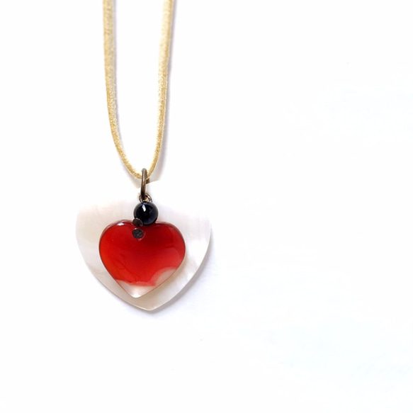 A complete heart- Passion LOVE｜Handmade Gemstone Necklace 4枚目の画像