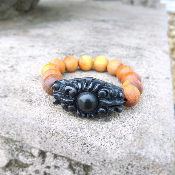 The myth of Tibetan Double Dragons gemstone bracelet｜數量限定 3枚目の画像