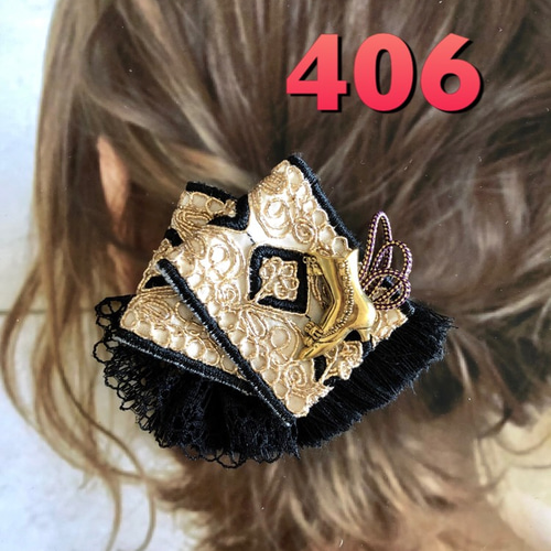 再販！No.406 クラシカル エレガントな ポニーフック ヘアクリップ  