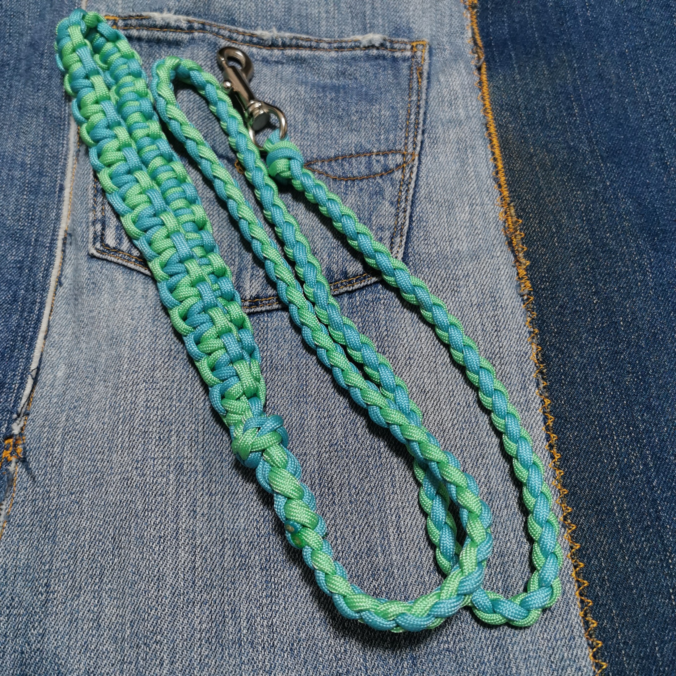 パラコードリード パステルブルー ブルー レオパード №042 【公式通販】