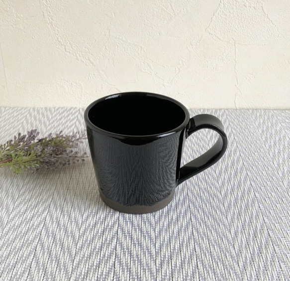 シンプルマグカップ（ブラック） 3枚目の画像