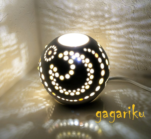 陶器のランプシェード（つき） スタンドライト・テーブルランプ