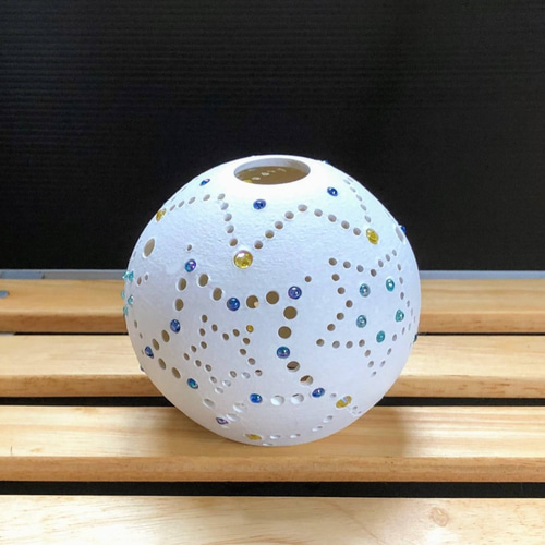 陶器のランプシェード (星空) スタンドライト・テーブルランプ