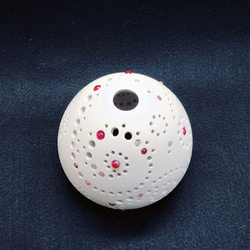 陶器のランプシェード (PINK宇宙) 4枚目の画像