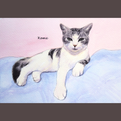 A5/1匹】ペットのリアルな似顔絵オーダー【犬・猫・鳥…どんな
