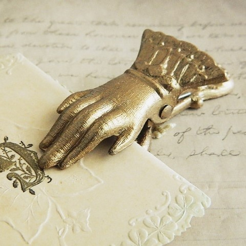 貴婦人の手 アンティーク ビンテージ 手 クリップ ハンド