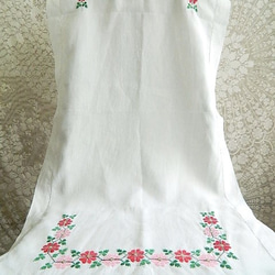 ヴィンテージ刺繍クロス＆ハンドメイド刺繍·͜· ♡ ハンガリー刺繍＊クロスステッチ＊北欧ヴィンテージテーブル