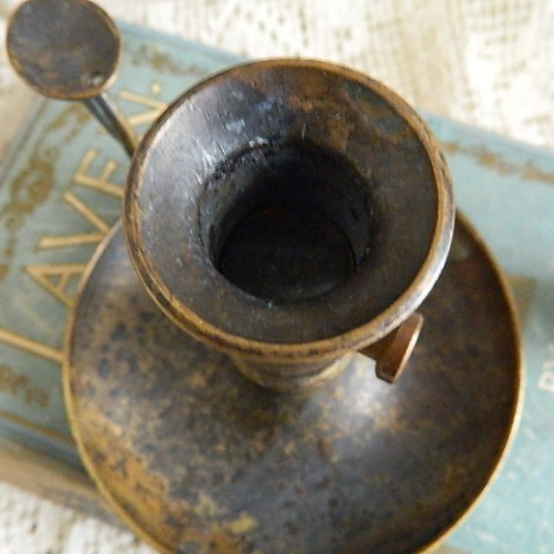 レアなスナッファー付キャンドルホルダー＊燭台 ろうそく立て