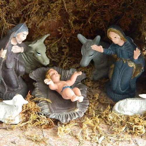 クリスマス*キリスト降誕シーンセット ちいさなサイズ 馬小屋 クリスマス*キリスト降誕シーンセット ちいさなサイズ 馬小屋