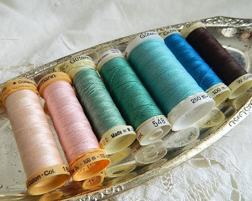 ドイツ製ギッターマン スイス製メトラー ヴィンテージ糸7本まとめて