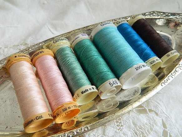 ドイツ製ギッターマン スイス製メトラー ヴィンテージ糸7本まとめて