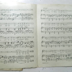 ＊1911年のセピアカラーのアンティークの楽譜２冊　 10枚目の画像