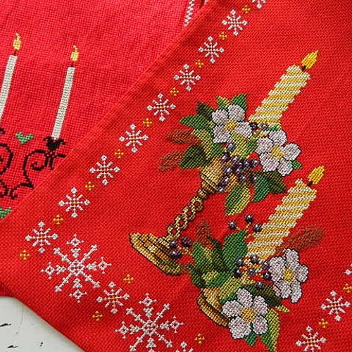 スウェーデン 北欧 クリスマス テーブルクロス ヴィンテージ 赤 スウェーデン 北欧 クリスマス テーブルクロス ヴィンテージ 赤