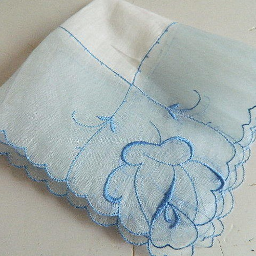 スイス製ブライダルウェディングヴィンテージハンカチ サムシング