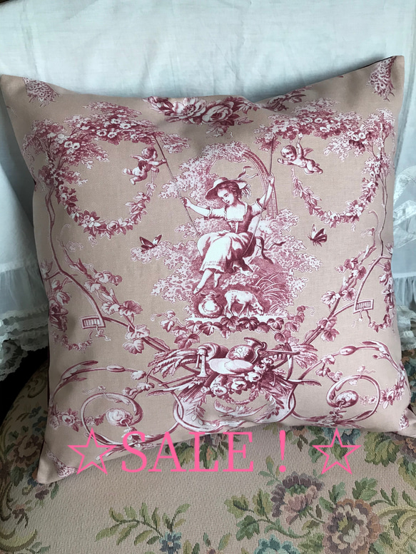 トワルドジュイ　フランス輸入生地　ティーコゼー　ハンドメイド トワルドジュイフランス輸入生地ティーコゼーハンドメイド