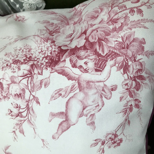 フランスヴィンテージ THEVENON社 トワルドジュイ生地&古い生地2セット