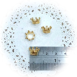 【手作狂想】合金素材~~ 精鍍皇冠(金、銀)  / 裝飾連接用 第1張的照片
