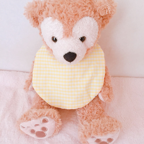 リバーシブルくしゅくしゅスタイ〜ミニシュシュ付き〜 スタイ