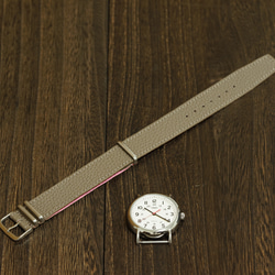 シュランケンカーフの時計ベルト  20mm幅 5枚目の画像