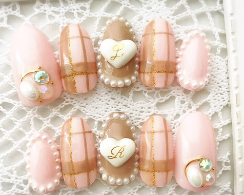 23))フレンチガーリー ニュアンス ぷっくり ネイルチップ ミラー ピンク 23))フレンチガーリー ネイルチップ ピンク ぷっくり ミラー オーロラ