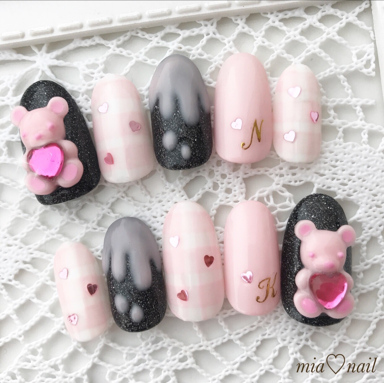 クマさんのピンクムーンストーンたん！かわいい！