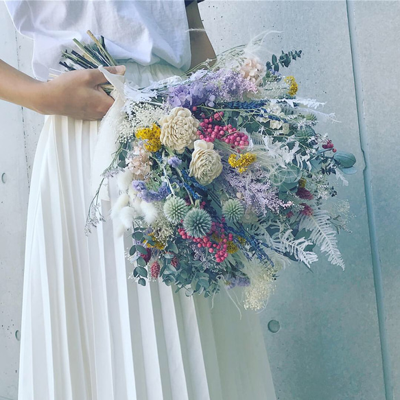 里奈さま order bouquet & flower bow tie 2枚目の画像