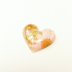 【恋愛・癒し】オルゴナイトのお守りヘアゴム 2枚目の画像