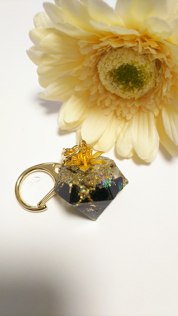 最強守護・魔.除け】黒水晶のオルゴナイトのお守りキーホルダー その他