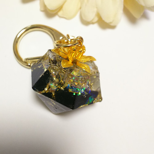 最強守護・魔.除け】黒水晶のオルゴナイトのお守りキーホルダー その他