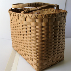 お買い物バッグ① A4サイズ ナチュラルバスケットエコクラフト