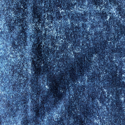靛藍洗水亞麻針織連身裙 第5張的照片