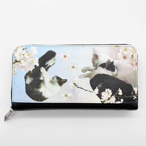 世界にひとつ うちの子 オーダーメイド 長財布 両面別デザイン