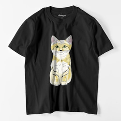 砂漠の天使　スナネコ　Tシャツ　メンズ　ゆるかわ　野生猫　ユニセックス　すなー 3枚目の画像