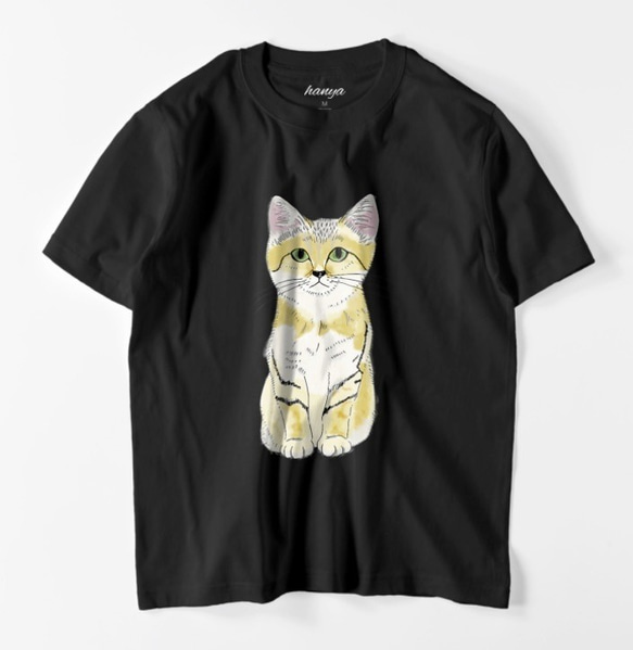 砂漠の天使　スナネコ　Tシャツ　メンズ　ゆるかわ　野生猫　ユニセックス　すなー 3枚目の画像