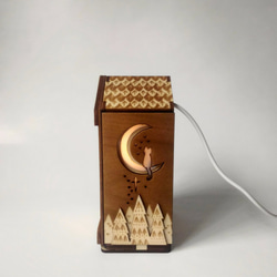 【星軌時鐘小夜燈】木作設計家飾 / 居家禮物 第2張的照片