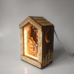 【星軌時鐘小夜燈】木作設計家飾 / 居家禮物 第4張的照片
