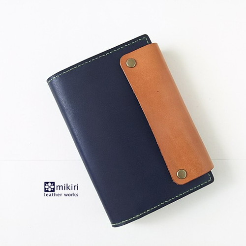 色が選べる【A6対応】バイカラーの手帳カバー（ほぼ日手帳オリジナル