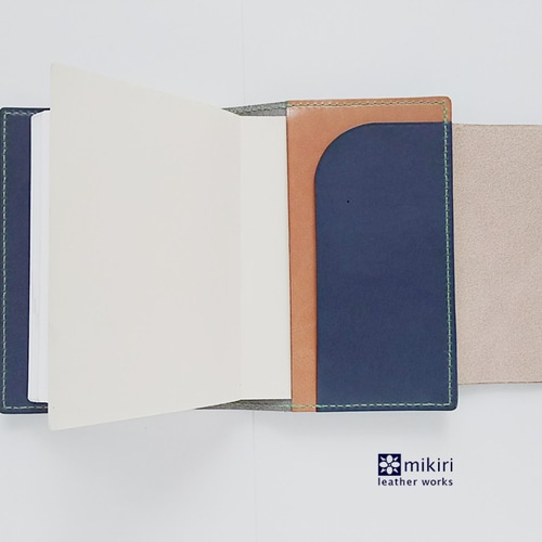色が選べる【A6対応】バイカラーの手帳カバー（ほぼ日手帳オリジナル