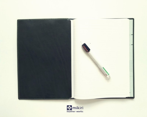 色が選べる【本革】段差ができないノートカバー（セミB5・正規B5ノート