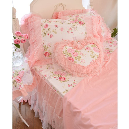 ローズガーデン ハート型フリルクッション/モアプリンセス その他