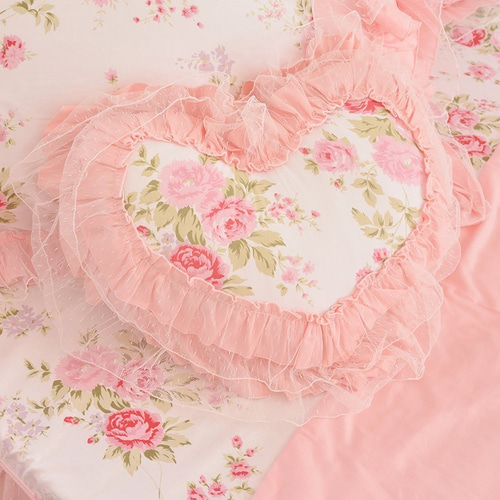 ローズガーデン ハート型フリルクッション/モアプリンセス その他