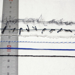 ネイビーブルー＊引き揃え糸＊30g巻 4枚目の画像