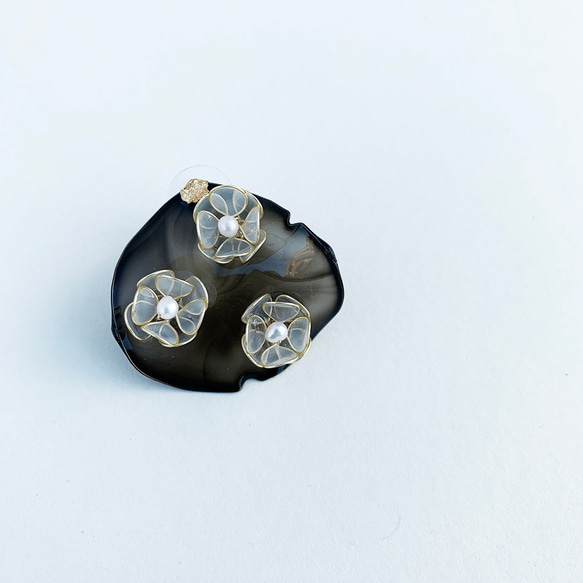 ダークサイド・樹脂製のイヤリング/イヤークリップ 2枚目の画像