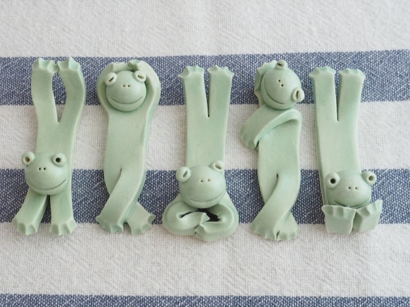 5個セット　かえるのはしおき 1枚目の画像